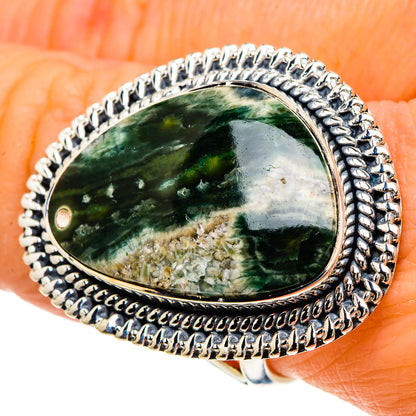 Ocean Jasper Rings handcrafted by Ana Silver Co - RING94123
