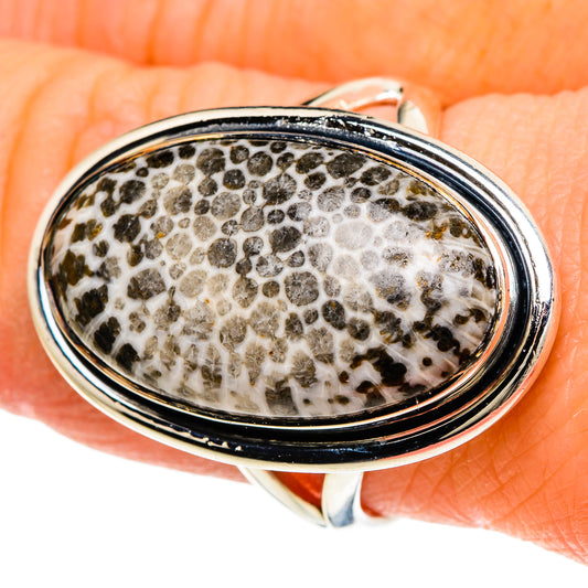 Stingray Coral Rings handcrafted by Ana Silver Co - RING94142