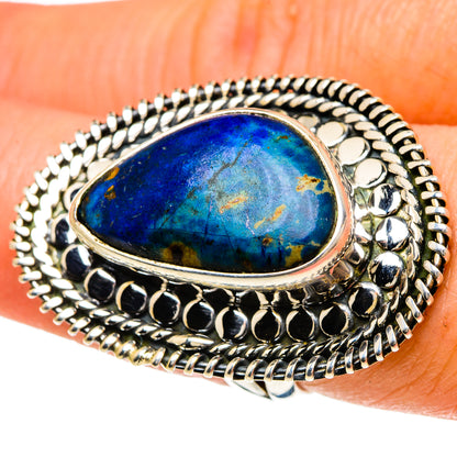 Azurite Rings handcrafted by Ana Silver Co - RING94160