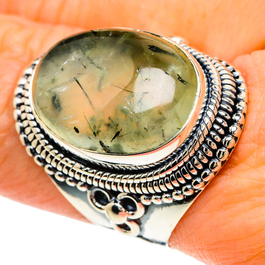 Prehnite Rings handcrafted by Ana Silver Co - RING94167
