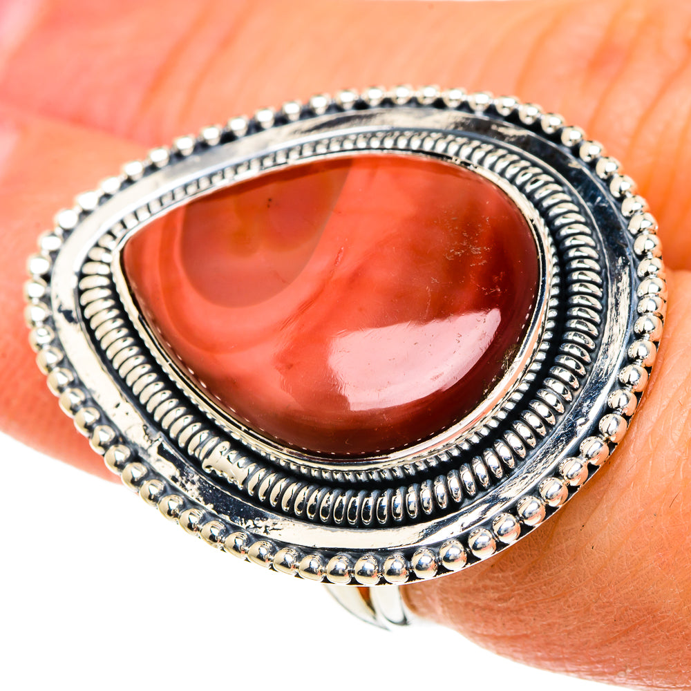 Mookaite Rings handcrafted by Ana Silver Co - RING94170
