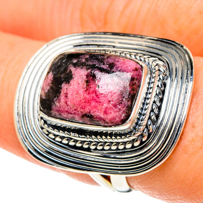 Rhodonite Rings handcrafted by Ana Silver Co - RING94177