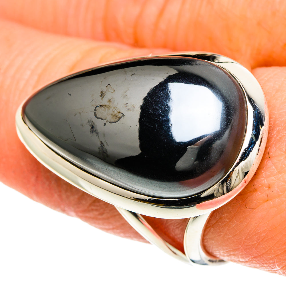 Hematite Rings handcrafted by Ana Silver Co - RING94189