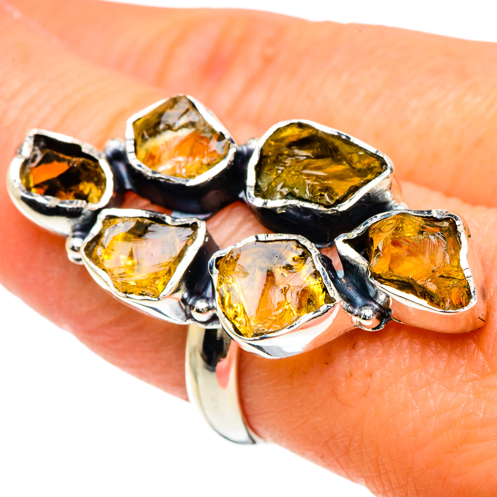 Citrine Rings handcrafted by Ana Silver Co - RING94211