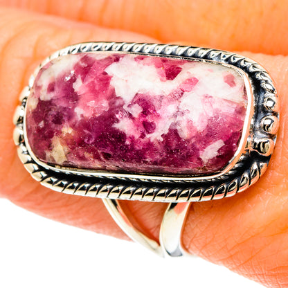 Lepidolite Rings handcrafted by Ana Silver Co - RING94213