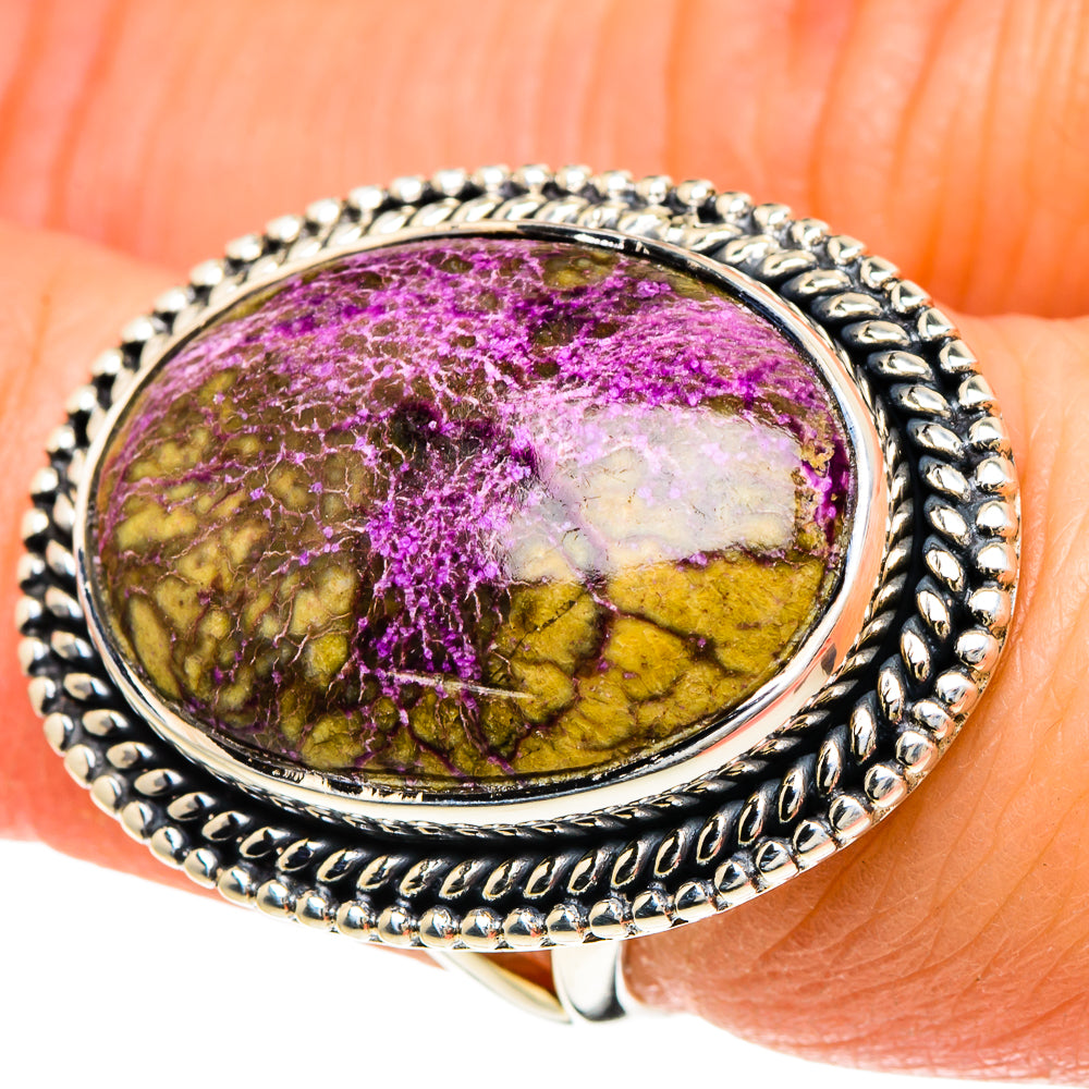 Stichtite Rings handcrafted by Ana Silver Co - RING94216