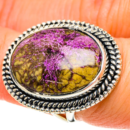 Stichtite Rings handcrafted by Ana Silver Co - RING94216