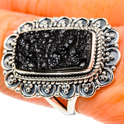 Tektite Rings handcrafted by Ana Silver Co - RING94222