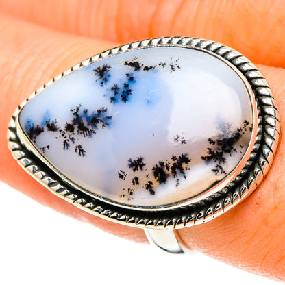 Dendritic Opal Rings handcrafted by Ana Silver Co - RING94230