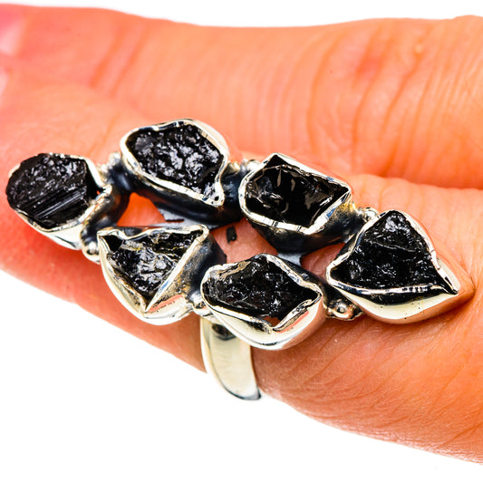 Black Tourmaline Rings handcrafted by Ana Silver Co - RING94235