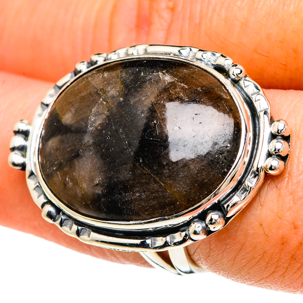 Chiastolite Rings handcrafted by Ana Silver Co - RING94247