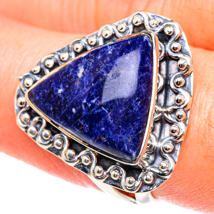 Sodalite Rings handcrafted by Ana Silver Co - RING94253