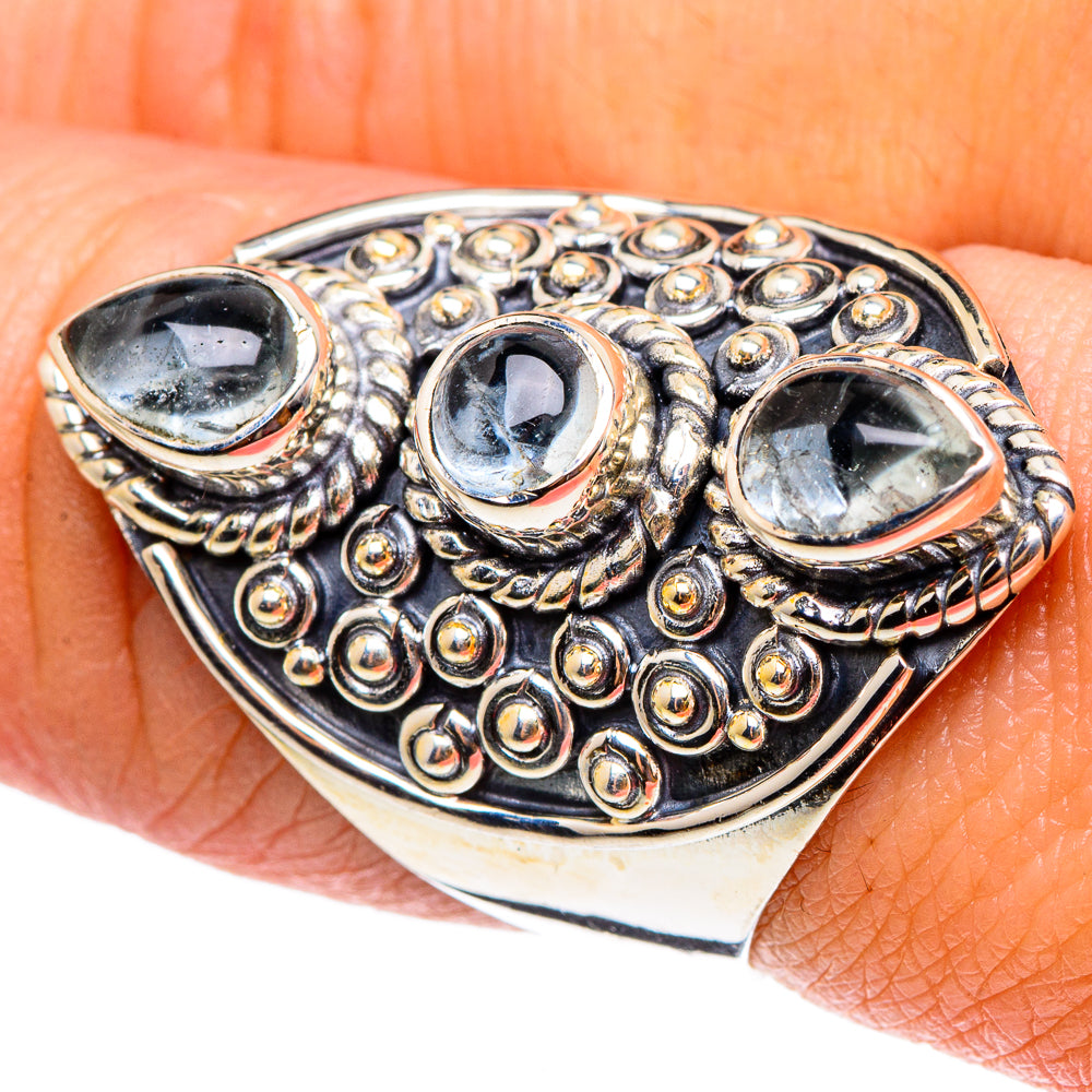 Aquamarine Rings handcrafted by Ana Silver Co - RING94280
