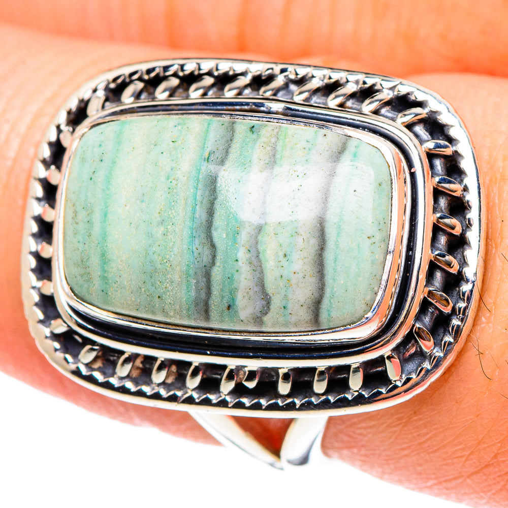 Ocean Jasper Rings handcrafted by Ana Silver Co - RING94284