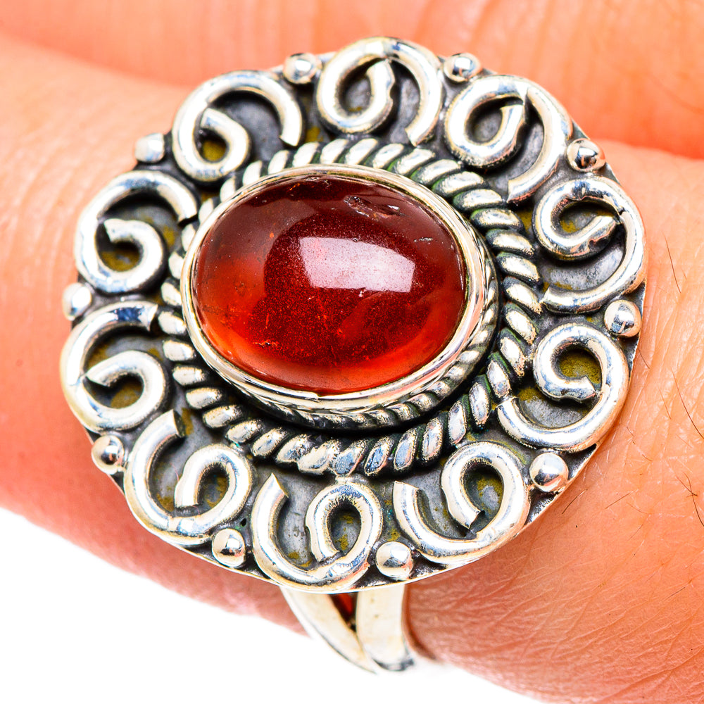 Carnelian Rings handcrafted by Ana Silver Co - RING94287