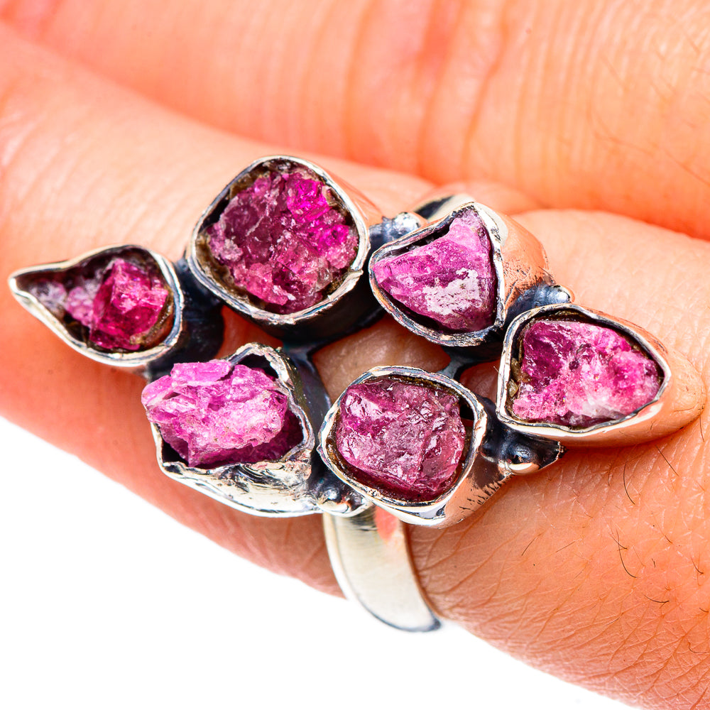 Pink Tourmaline Rings handcrafted by Ana Silver Co - RING94290