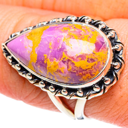 Phosphosiderite Rings handcrafted by Ana Silver Co - RING94292