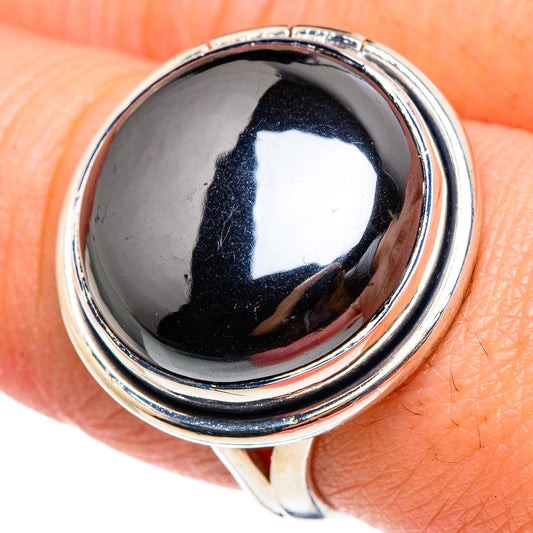 Hematite Rings handcrafted by Ana Silver Co - RING94302