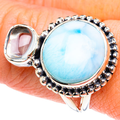 Larimar Rings handcrafted by Ana Silver Co - RING94307