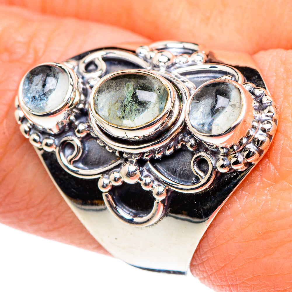 Aquamarine Rings handcrafted by Ana Silver Co - RING94334