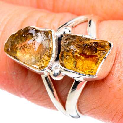Citrine Rings handcrafted by Ana Silver Co - RING94342