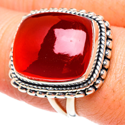 Carnelian Rings handcrafted by Ana Silver Co - RING94343