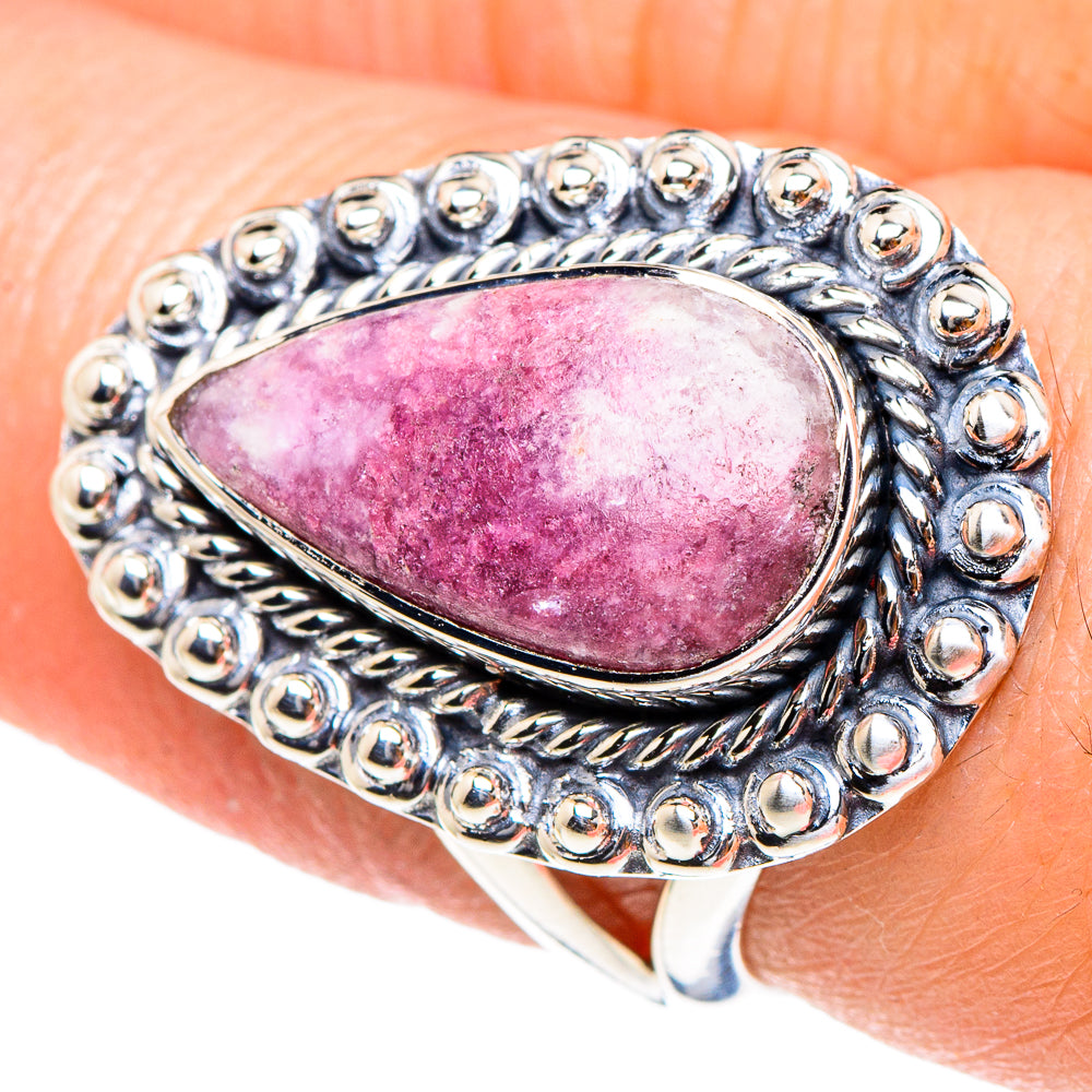 Thulite Rings handcrafted by Ana Silver Co - RING94344