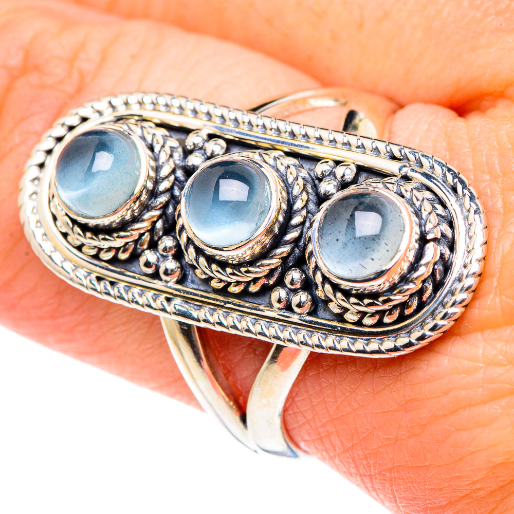 Aquamarine Rings handcrafted by Ana Silver Co - RING94356
