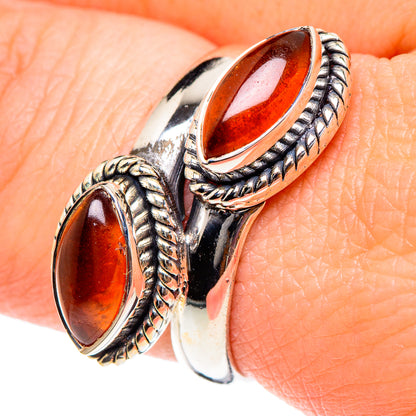 Carnelian Rings handcrafted by Ana Silver Co - RING94364