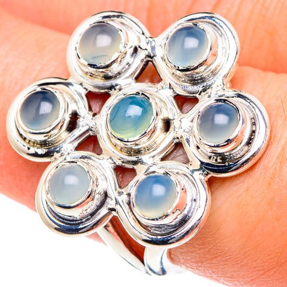 Aquamarine Rings handcrafted by Ana Silver Co - RING94404