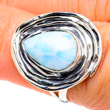 Larimar Rings handcrafted by Ana Silver Co - RING94405