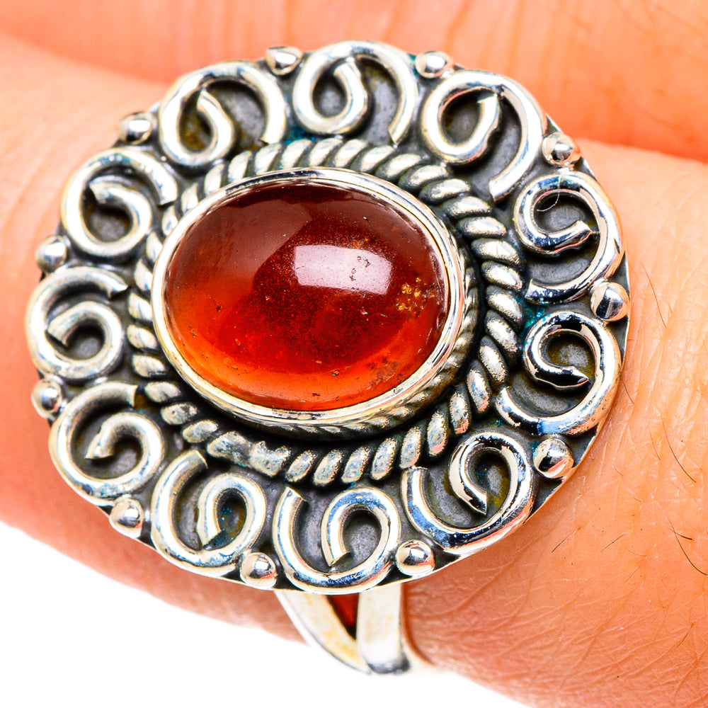 Carnelian Rings handcrafted by Ana Silver Co - RING94407