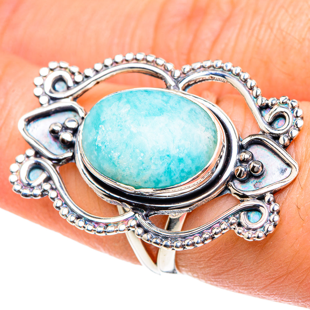 Larimar Rings handcrafted by Ana Silver Co - RING94429