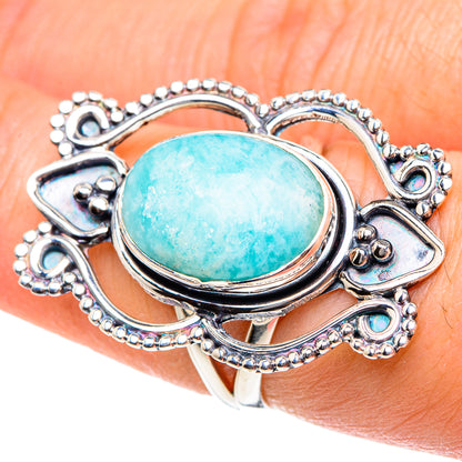 Larimar Rings handcrafted by Ana Silver Co - RING94429