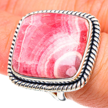 Rhodochrosite Rings handcrafted by Ana Silver Co - RING94439