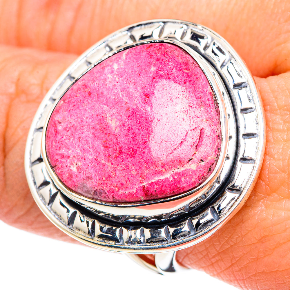 Rhodochrosite Rings handcrafted by Ana Silver Co - RING94440