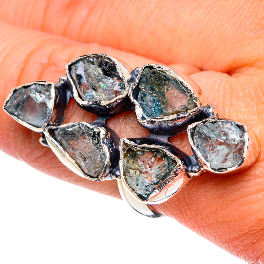 Aquamarine Rings handcrafted by Ana Silver Co - RING94462