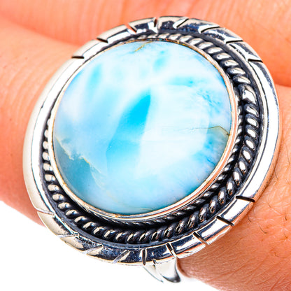 Larimar Rings handcrafted by Ana Silver Co - RING94464