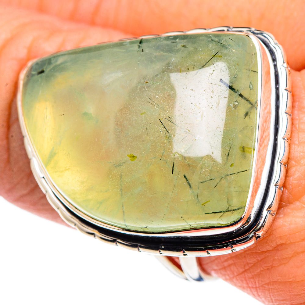 Prehnite Rings handcrafted by Ana Silver Co - RING94466