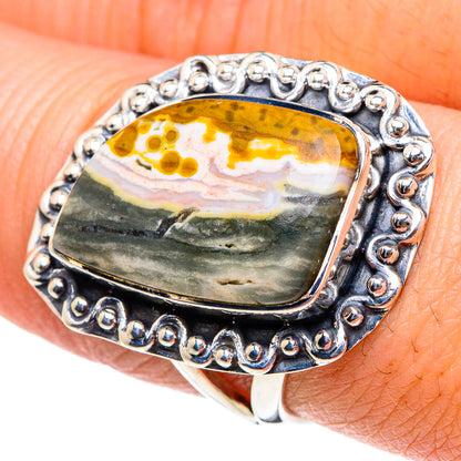 Ocean Jasper Rings handcrafted by Ana Silver Co - RING94467