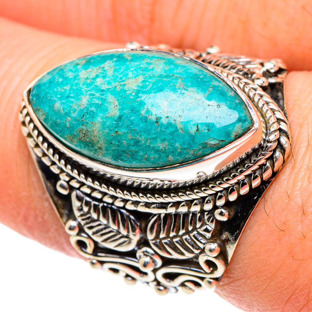 Amazonite Rings handcrafted by Ana Silver Co - RING94471