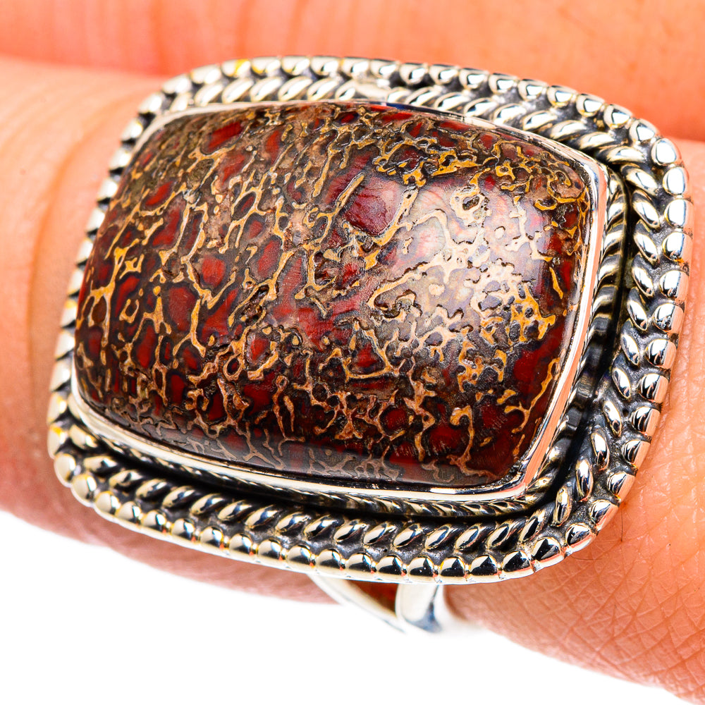 Dinosaur Bone Rings handcrafted by Ana Silver Co - RING94475