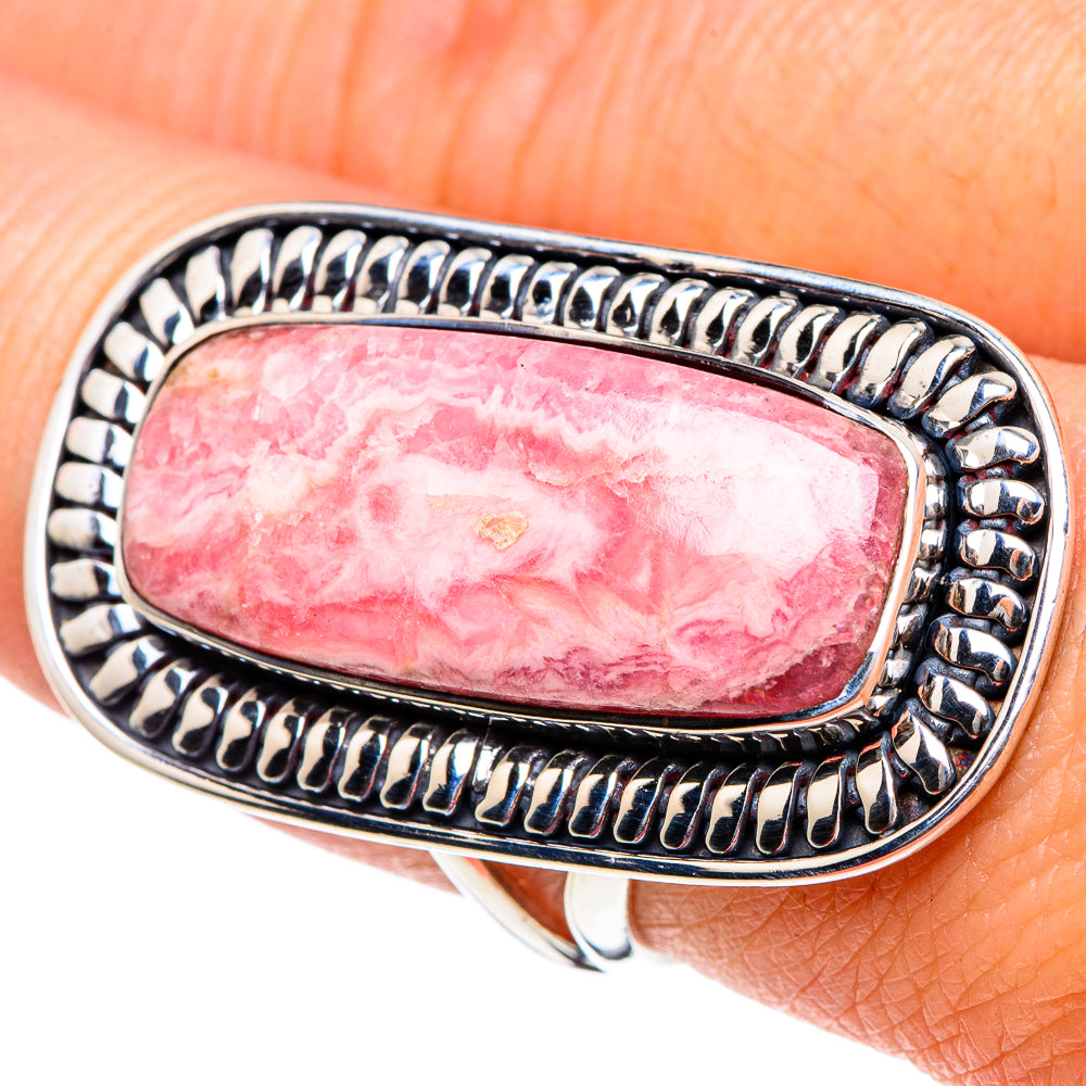 Rhodochrosite Rings handcrafted by Ana Silver Co - RING94483