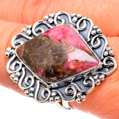 Rhodochrosite Rings handcrafted by Ana Silver Co - RING94484