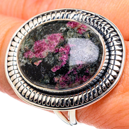 Russian Eudialyte Rings handcrafted by Ana Silver Co - RING94485