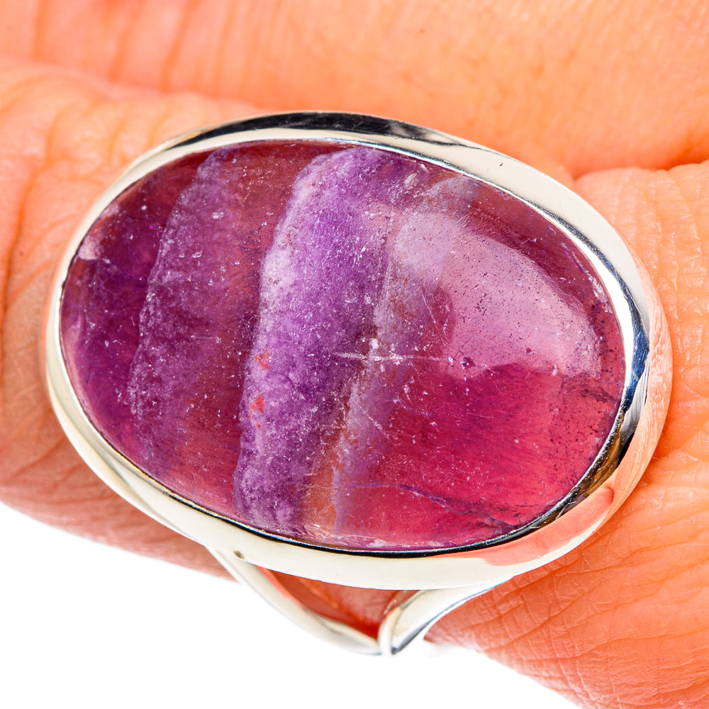 Chevron Amethyst Rings handcrafted by Ana Silver Co - RING94488