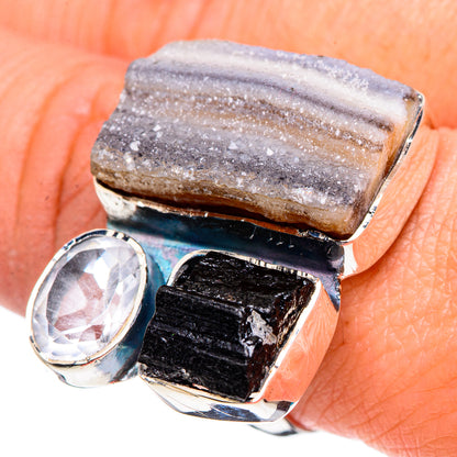 Desert Druzy Rings handcrafted by Ana Silver Co - RING94495