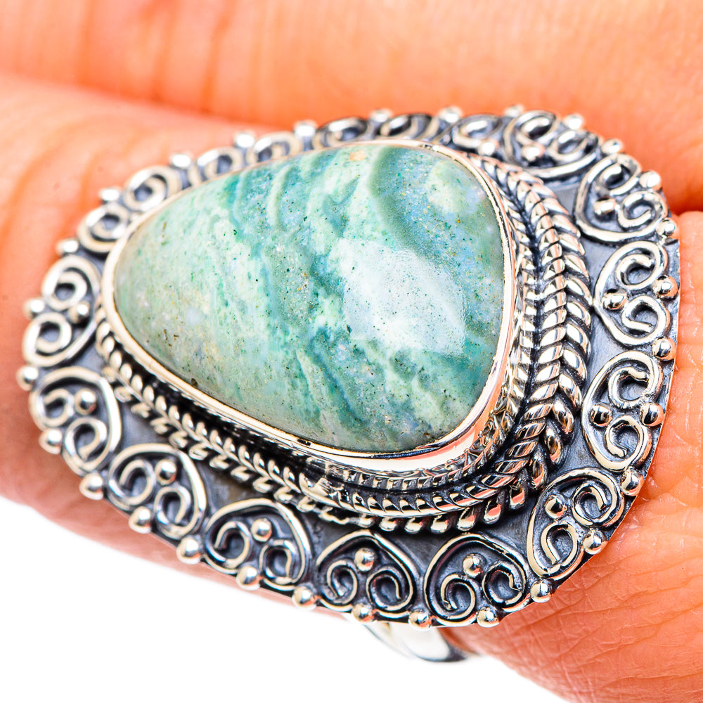 Ocean Jasper Rings handcrafted by Ana Silver Co - RING94508