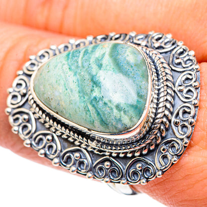 Ocean Jasper Rings handcrafted by Ana Silver Co - RING94508