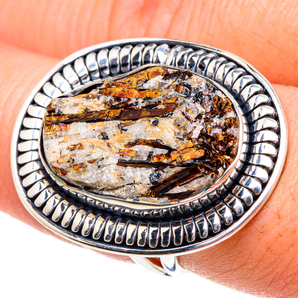 Astrophyllite Rings handcrafted by Ana Silver Co - RING94511